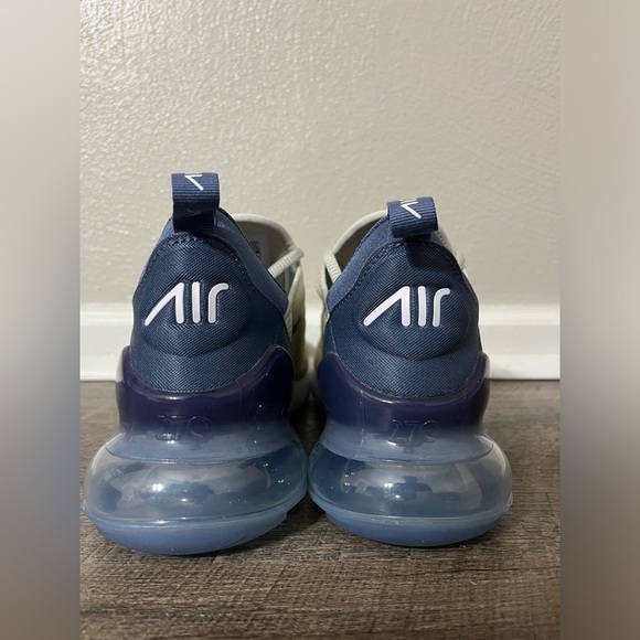 ‼️SOLD‼️ Nike Air Max 270 Light Bone Diffused Blue Women Shoe FQ8783-072 - Picture 5 of 11